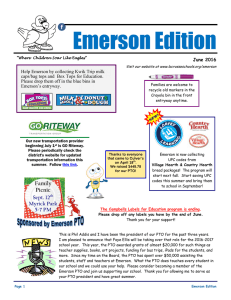 Emerson Edition - School District of La Crosse