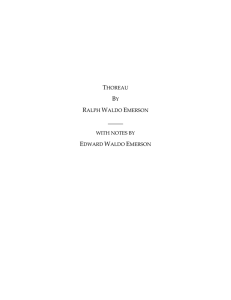 Thoreau - The Walden Woods Project