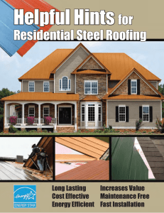Residential Steel Roofing
