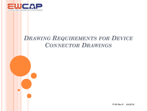 how to use ewcap drawing/drafting requirements