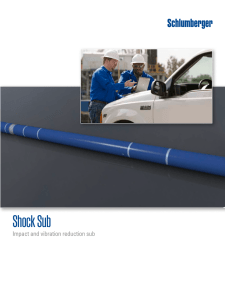 Shock Sub Impact and Vibration Reduction Sub