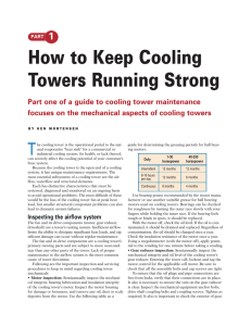 How to keep cooling towers running strong