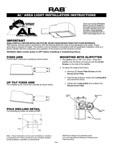 Instructions - RAB Lighting