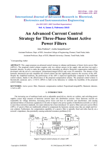 An Advanced Current Control Strategy for Three