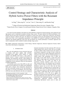 Control Strategy and Characteristic Analysis of Hybrid Active Power