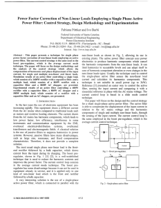 Power Factor Correction Of Non-linear Loads Employing