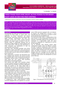 three phase four wire shunt active power filter based fuzzy logic dc