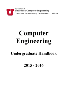 CE Handbook 2015-2016 - Computer Engineering at the University