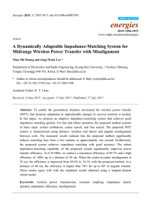 A Dynamically Adaptable Impedance-Matching System for Midrange