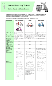 Fact Sheet 1 New And Emerging Vehicles