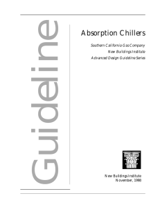 Guideline Absorption Chillers