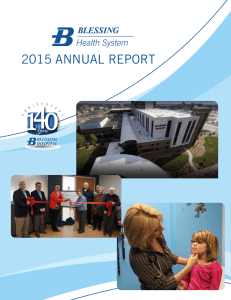 2015 Annual Report - Blessing Health System