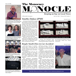 June 24, 2016 - Monocacy Monocle