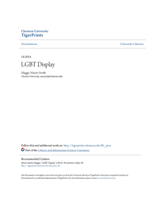 LGBT Display - TigerPrints
