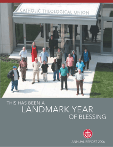landmark year - Catholic Theological Union