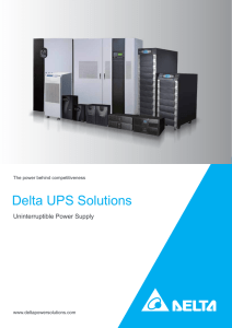 Delta UPS Solutions