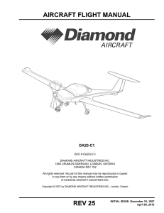 DA20 Flight Manual