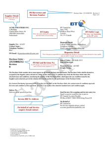 Purchase Order - Revision Supplier Detail PO Reverence and