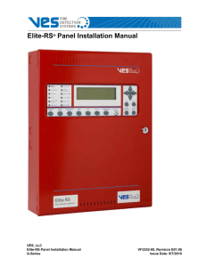 Elite-RS® Panel Installation Manual