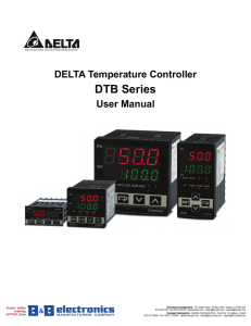 DELTA Temperature Controller - DTB Series