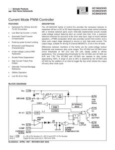 Current Mode PWM Controller
