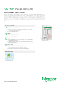 C12 PWM charge controller