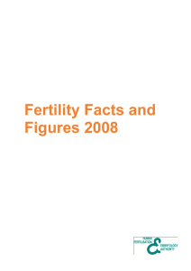 Fertility facts and figures 2008 - Human Fertilisation and Embryology