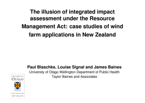 The illusion of integrated impact assessment under the Resource