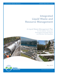 Integrated Liquid Waste and Resource Management Plan