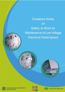 Guidance Notes on Safety at Work for Maintenance of Low Voltage