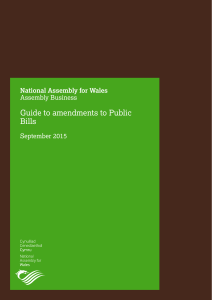 Guide to amendments to Public Bills