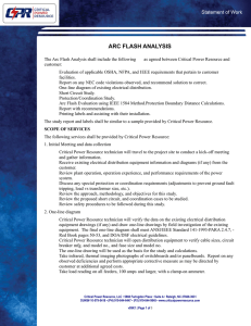 arc flash analysis - Critical Power Resources