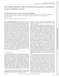 Fine Temporal Structure of Beta Oscillations Synchronization in