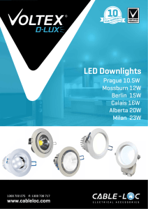 LED Downlights - Voltex Electrical Accessories