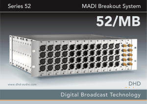 Series 52 MADI Breakout System