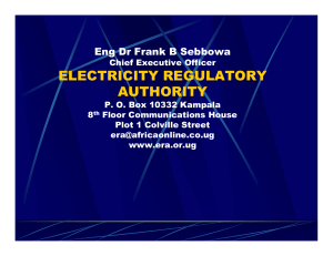 electricity regulatory authority