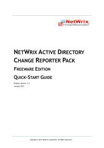 3.2. Installing NetWrix Active Directory Change Reporter Pack