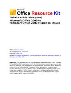 Office Resource Kit - New Mexico Institute of Mining and Technology
