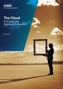 The Cloud - Changing the Business Ecosystem