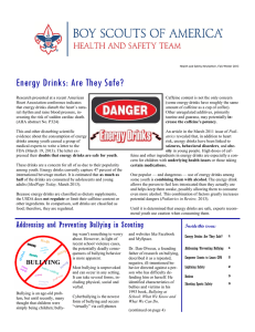 Energy Drinks: Are They Safe?