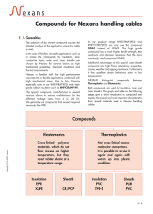 Compounds for Nexans handling cables