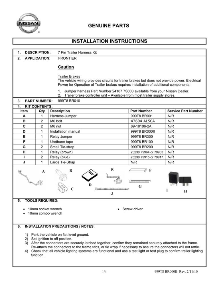 genuine-parts-installation-instructions