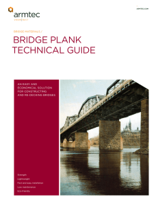 Bridge PlaNK teCHNiCal gUide