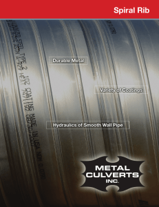 Spiral Rib - Metal Culverts
