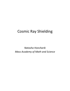 Cosmic Ray Shielding