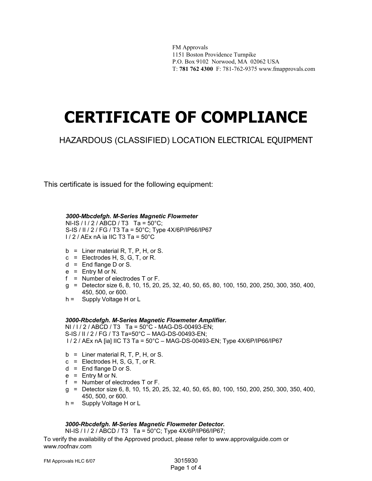 Certificate Of Compliance Formerly Known As An Equipment Use Permit