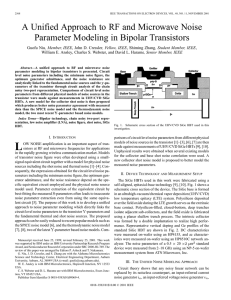 A unified approach to rf and microwave noise