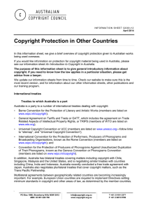 Copyright Protection in Other Countries
