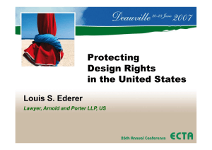 Protecting Design Rights in the United States
