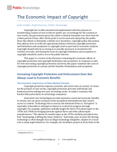 The Economic Impact of Copyright
